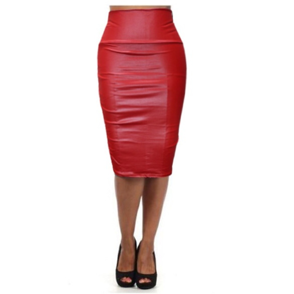 Stretch High Waist Skirt.